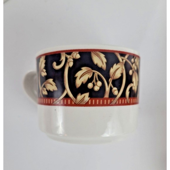 Vintage Savoy by Sango Flat Cup and Saucer set 2 pieces 8802 - Picture 6 of 6